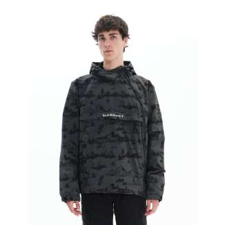 BASEHIT PULLOVER ZIP HOODED JACKET 222.BM10.62 PR310 OLIVE