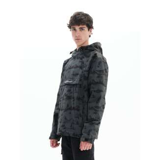 BASEHIT PULLOVER ZIP HOODED JACKET 222.BM10.62 PR310 OLIVE