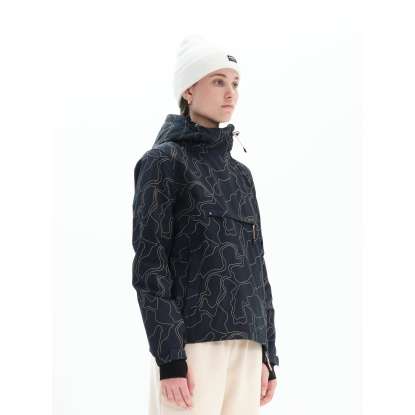 HOODED SIDE ZIP JACKET 222.BW10.68 PR307 BLUE