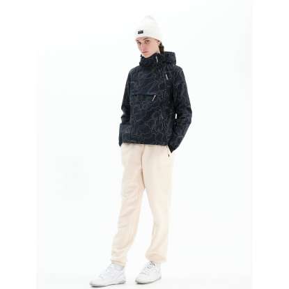 HOODED SIDE ZIP JACKET 222.BW10.68 PR307 BLUE