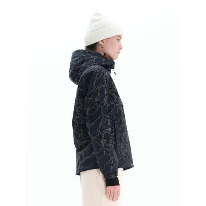 HOODED SIDE ZIP JACKET 222.BW10.68 PR307 BLUE