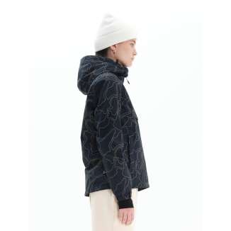 HOODED SIDE ZIP JACKET 222.BW10.68 PR307 BLUE