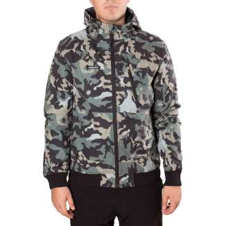 HOODED BONDED JACKET...